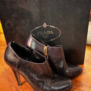 Prada Heels w/zipper